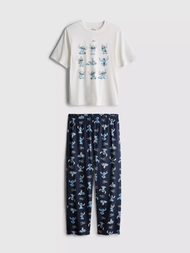 Pijamale cu tricou „Stitch” de la Disney Pijamale cu tricou „Stitch” de la Disney