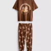 Pijamale din bumbac cu Chip și Dale de la Disney Pijamale din bumbac cu Chip și Dale de la Disney