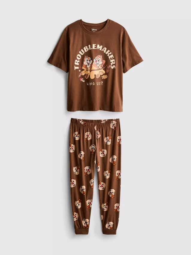 Pijamale din bumbac cu Chip și Dale de la Disney Pijamale din bumbac cu Chip și Dale de la Disney
