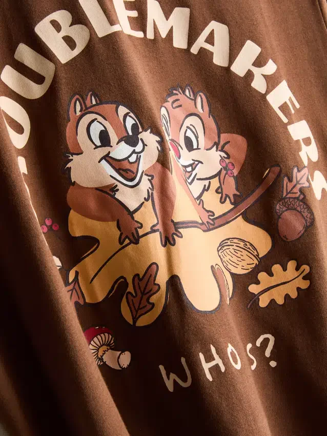 Pijamale din bumbac cu Chip și Dale de la Disney Pijamale din bumbac cu Chip și Dale de la Disney