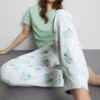 Pijamale din bumbac cu imprimeu Pijamale din bumbac cu imprimeu