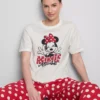 Pijamale din bumbac cu imprimeu Minnie Mouse de la Disney Pijamale din bumbac cu imprimeu Minnie Mouse de la Disney