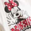 Pijamale din bumbac cu imprimeu Minnie Mouse de la Disney Pijamale din bumbac cu imprimeu Minnie Mouse de la Disney