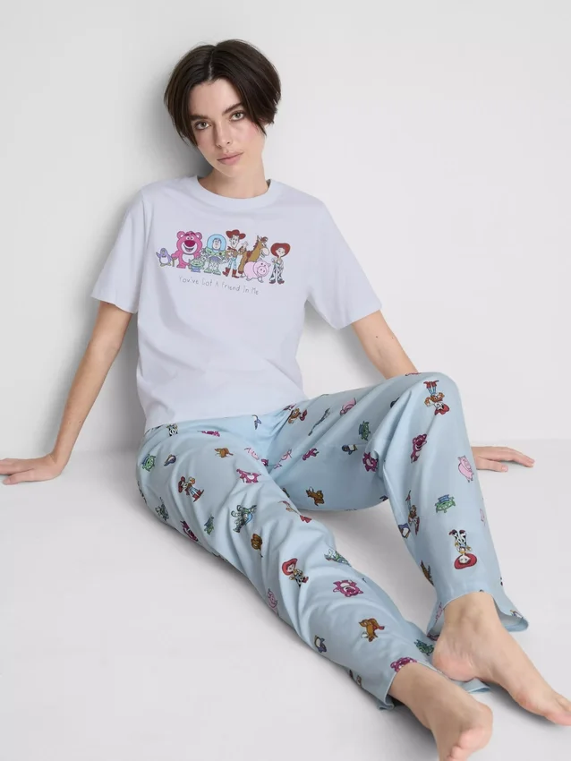 Pijamale din bumbac cu imprimeu Toy Story de la Disney Pijamale din bumbac cu imprimeu Toy Story de la Disney