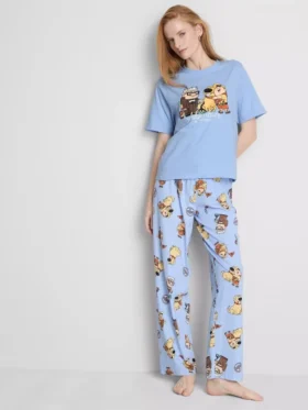 Pijamale din bumbac cu imprimeu „Up“ de la Disney Pixar