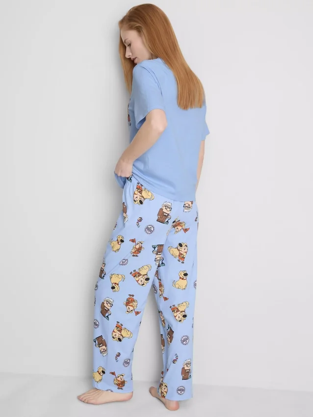 Pijamale din bumbac cu imprimeu „Up“ de la Disney Pixar Pijamale din bumbac cu imprimeu „Up“ de la Disney Pixar