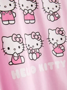 Pijamale din bumbac cu personajul Hello Kitty