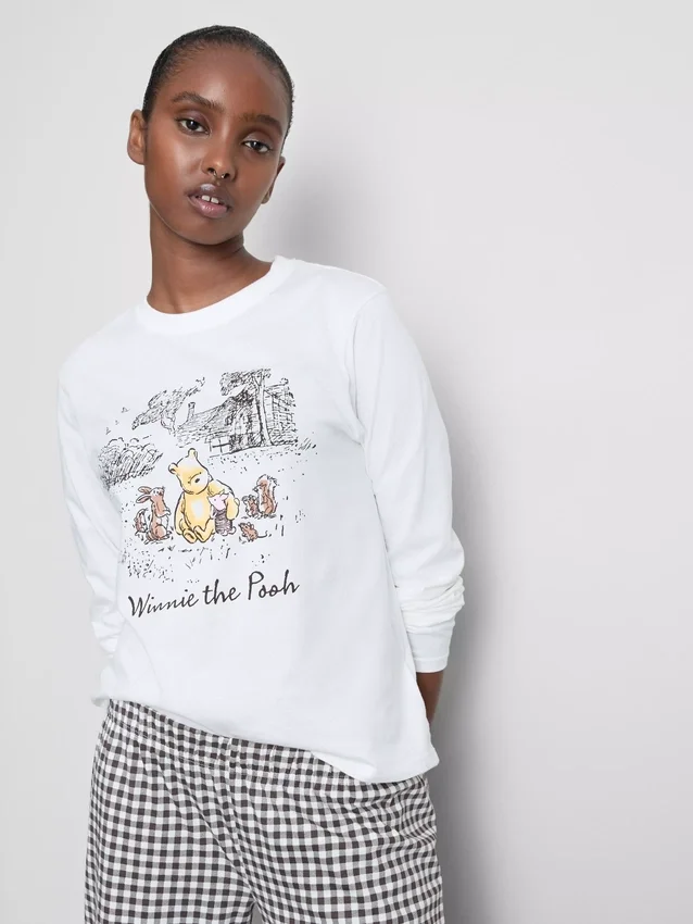Pijamale din bumbac cu Winnie the Pooh de la Disney Pijamale din bumbac cu Winnie the Pooh de la Disney