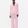 Pijamale din satin cu dungi Pijamale din satin cu dungi