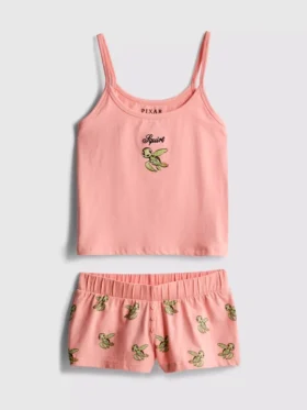 Pijamale Disney cu top fără mâneci și imprimeu „În căutarea lui Nemo”