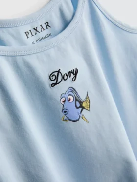 Pijamale Disney cu top fără mâneci și imprimeu „În căutarea lui Nemo”