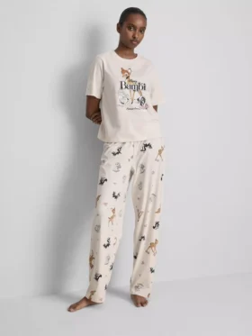 Pijamale Disney din amestec de bumbac cu imprimeu grafic