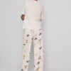 Pijamale Disney din amestec de bumbac cu imprimeu grafic Pijamale Disney din amestec de bumbac cu imprimeu grafic