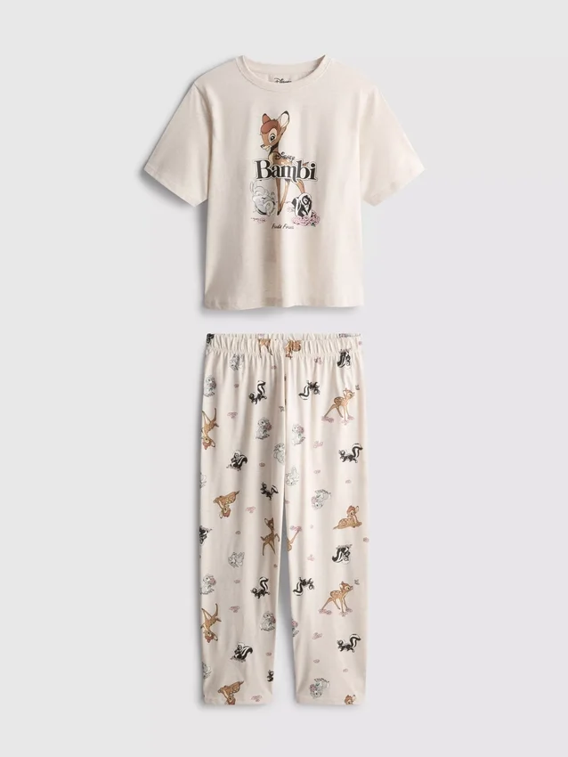 Pijamale Disney din amestec de bumbac cu imprimeu grafic Pijamale Disney din amestec de bumbac cu imprimeu grafic