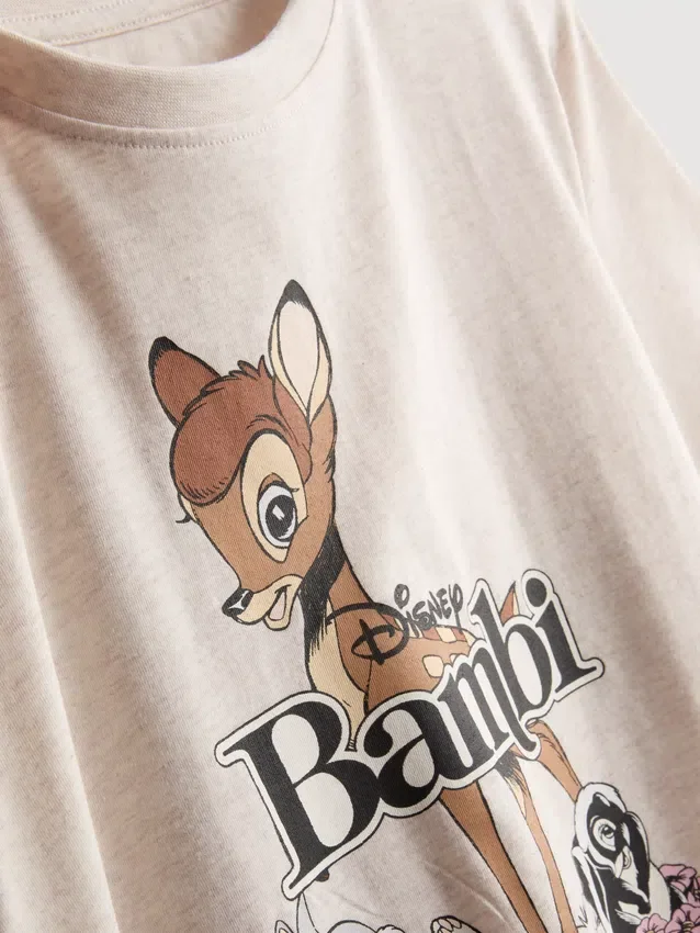 Pijamale Disney din amestec de bumbac cu imprimeu grafic Pijamale Disney din amestec de bumbac cu imprimeu grafic