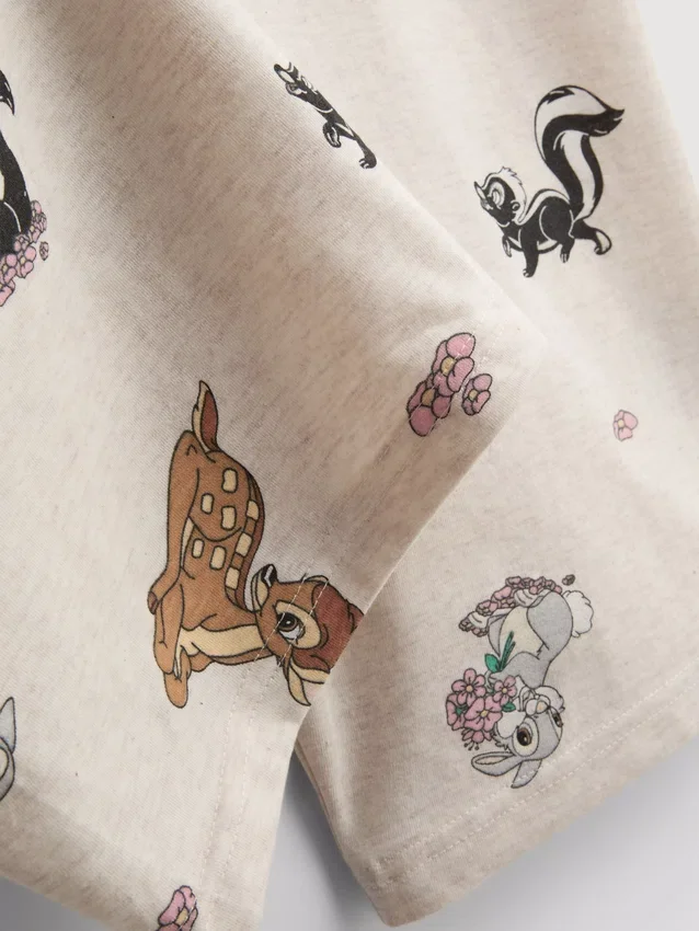 Pijamale Disney din amestec de bumbac cu imprimeu grafic Pijamale Disney din amestec de bumbac cu imprimeu grafic