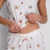 Pijamale fără mâneci cu imprimeu Disney Winnie the Pooh, din bumbac bogat