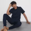 Pijamale lungi cu textură Pijamale lungi cu textură