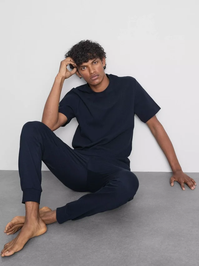 Pijamale lungi cu textură Pijamale lungi cu textură
