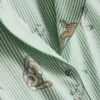 Pijamale în stil „boyfriend” cu dungi, cu Bambi de la Disney