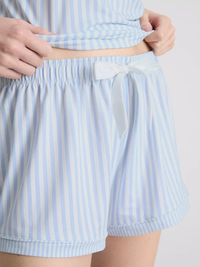 Pijamale scurte cu dungi Pijamale scurte cu dungi