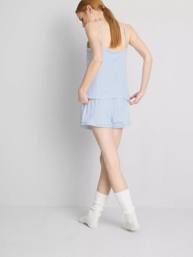 Pijamale scurte cu dungi Pijamale scurte cu dungi