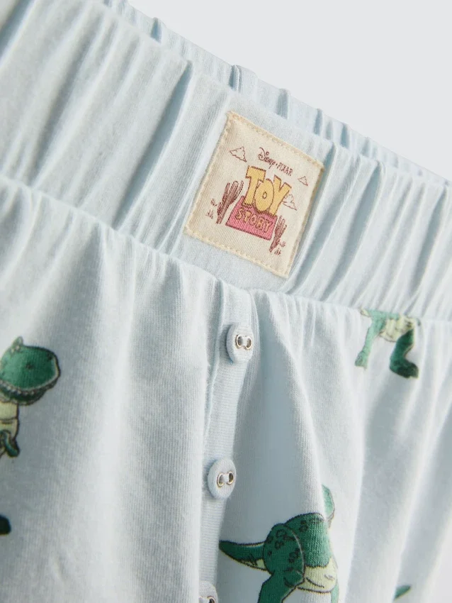 Pijamale scurte cu imprimeu, din bumbac, de la Disney Pixar Pijamale scurte cu imprimeu, din bumbac, de la Disney Pixar