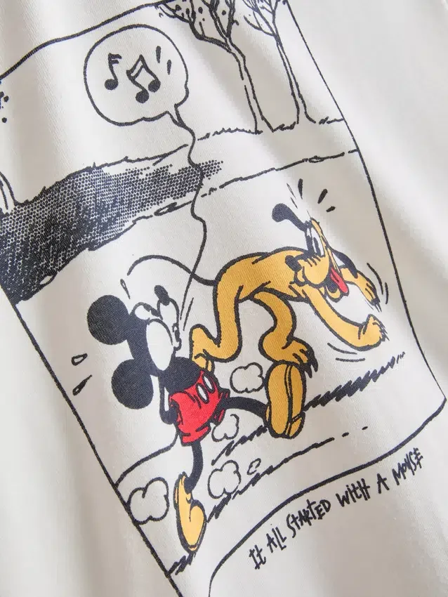 Pijamale scurte cu imprimeu Mickey Mouse de la Disney Pijamale scurte cu imprimeu Mickey Mouse de la Disney