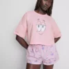 Pijamale scurte cu imprimeu SpongeBob SquarePants