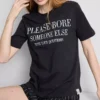Pijamale scurte cu sloganul „The Devil Wears Prada” Pijamale scurte cu sloganul „The Devil Wears Prada”