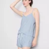 Pijamale scurte cu top cu bretele, în dungi Pijamale scurte cu top cu bretele, în dungi