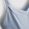 Pijamale scurte cu top cu bretele, în dungi Pijamale scurte cu top cu bretele, în dungi