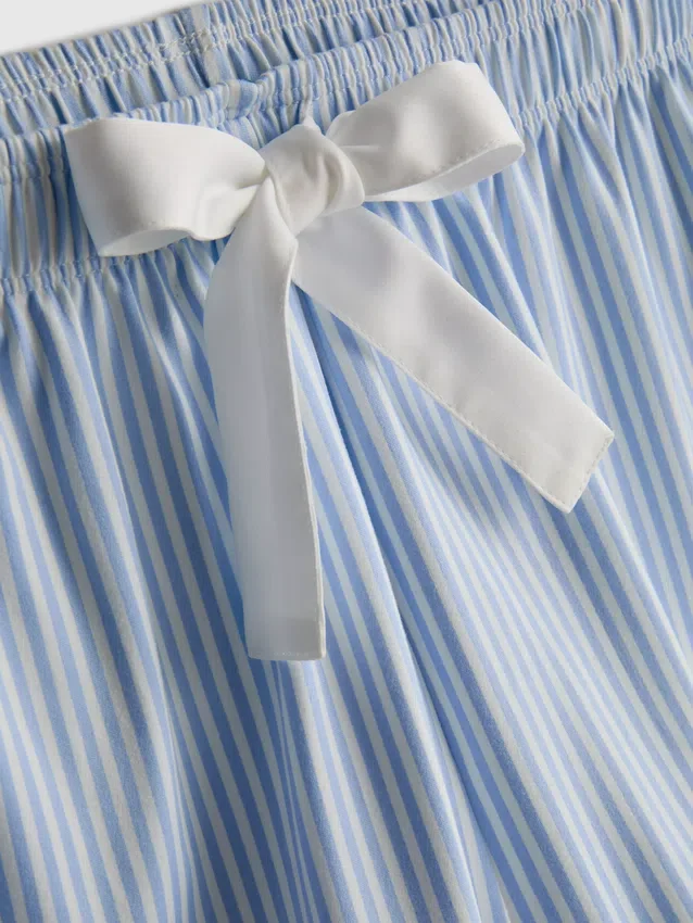 Pijamale scurte cu top cu bretele, în dungi Pijamale scurte cu top cu bretele, în dungi