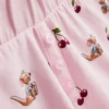 Pijamale scurte cu top fără mâneci și pantaloni scurți cu imprimeu Winnie the Pooh Roo de la Disney