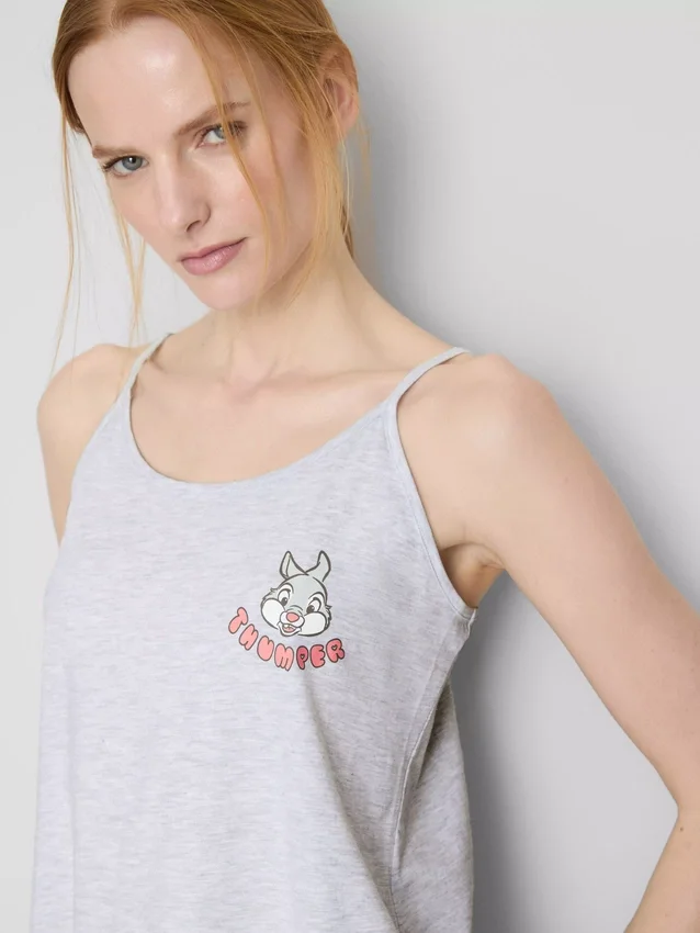 Pijamale scurte cu top tip cami Thumper de la Disney Pijamale scurte cu top tip cami Thumper de la Disney