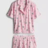 Pijamale scurte de tip „boyfriend” cu Mickey Mouse de la Disney Pijamale scurte de tip „boyfriend” cu Mickey Mouse de la Disney
