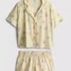 Pijamale scurte de tip „boyfriend” cu Winnie the Pooh de la Disney