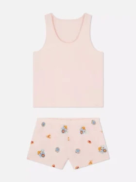 Pijamale scurte din bumbac