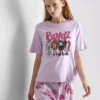 Pijamale scurte din bumbac cu imprimeu Bratz Pijamale scurte din bumbac cu imprimeu Bratz