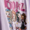 Pijamale scurte din bumbac cu imprimeu Bratz Pijamale scurte din bumbac cu imprimeu Bratz