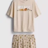 Pijamale scurte din bumbac cu imprimeu Disney „Ice Age” Pijamale scurte din bumbac cu imprimeu Disney „Ice Age”