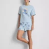 Pijamale scurte din bumbac cu imprimeu Stitch de la Disney Pijamale scurte din bumbac cu imprimeu Stitch de la Disney