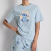 Pijamale scurte din bumbac cu imprimeu Stitch de la Disney Pijamale scurte din bumbac cu imprimeu Stitch de la Disney