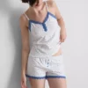 Pijamale scurte din bumbac elastic Pijamale scurte din bumbac elastic