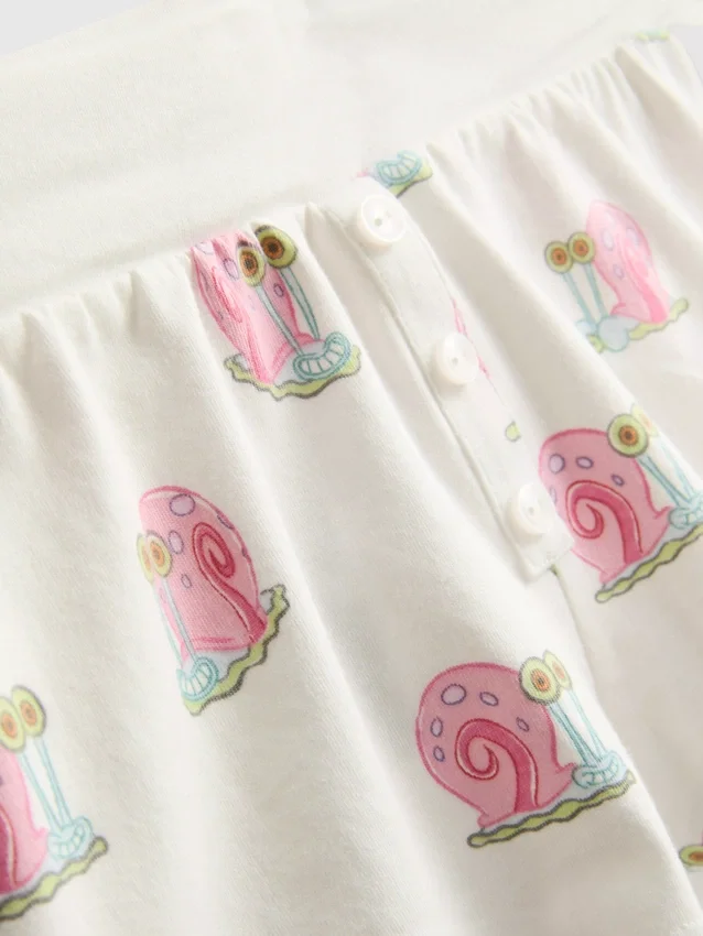 Pijamale scurte SpongeBob SquarePants cu maiou Gary Pijamale scurte SpongeBob SquarePants cu maiou Gary
