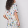 Pijamale scurte tip „boyfriend”