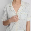 Pijamale scurte tip „boyfriend” cu imprimeu Pijamale scurte tip „boyfriend” cu imprimeu