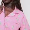Pijamale scurte tip „boyfriend” cu imprimeu Pijamale scurte tip „boyfriend” cu imprimeu
