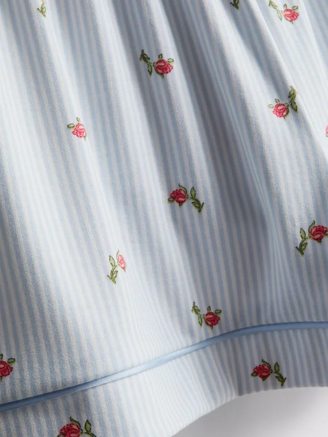 Pijamale scurte tip „boyfriend” cu imprimeu Pijamale scurte tip „boyfriend” cu imprimeu
