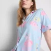 Pijamale scurte tip „boyfriend” cu imprimeu SpongeBob SquarePants Pijamale scurte tip „boyfriend” cu imprimeu SpongeBob SquarePants